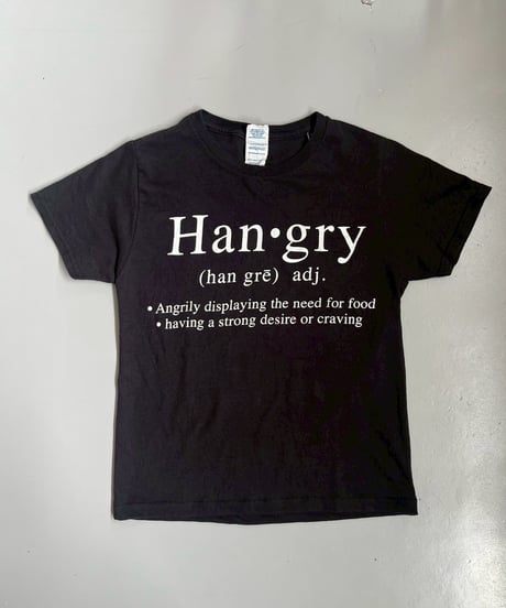 【USED】 RESIZED Han・gry T-Shirt / 250830-018
