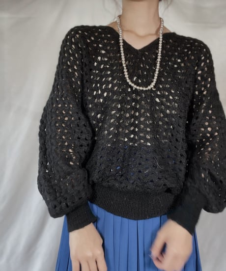 【USED】   Knit L/S Top /211216-029