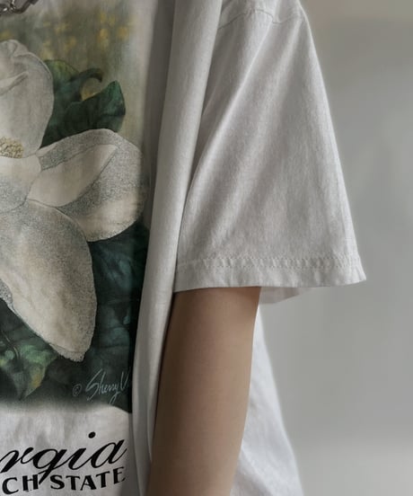 【USED】 Short Sleeved Flower T-shirt / 220611-008