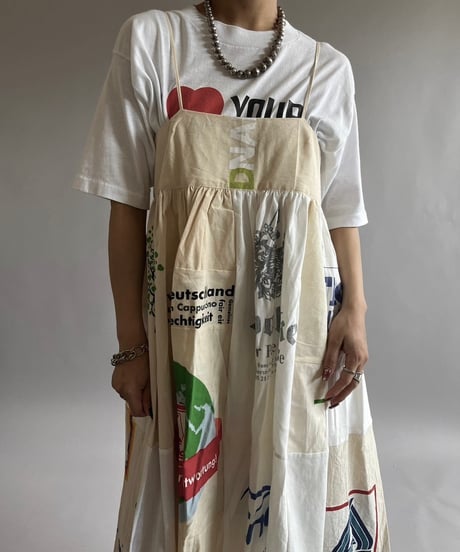 【RE;CIRCLE】RE Eco-Friendly Bag Camisole Long One-piece / 240905-017