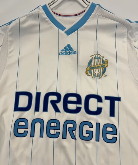 【USED】 adidas 09~10's Olympique Marseille Soccer Shirt/ 250607-022