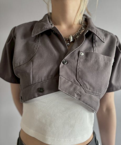 【Chinatsu Aoyama】 RE Makers Shirt Charcoal Gray / 260702-020