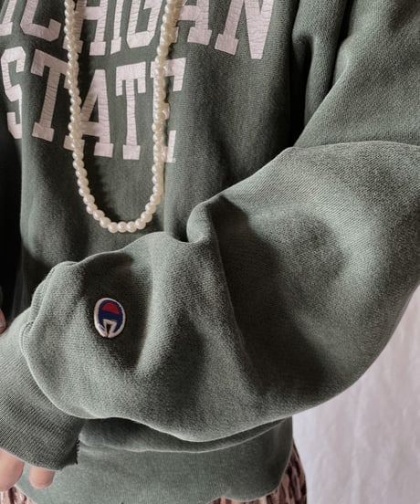 【USED】   Champion Reverse Weave Sweat MICHIGAN STATE/211007-015