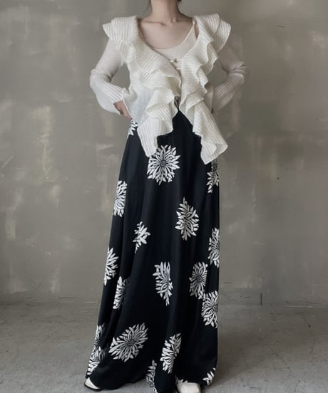 【USED】  Frill Knit Cardigan/220220-006