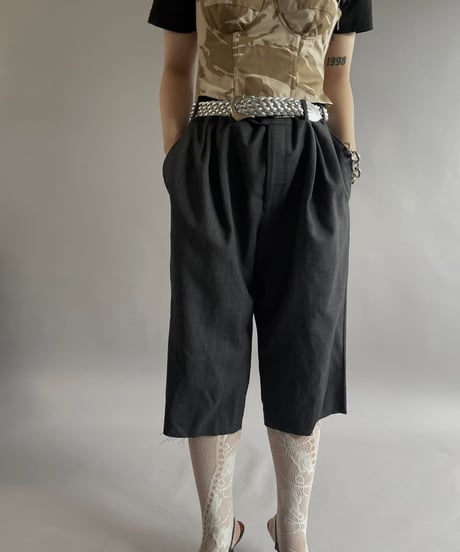 【USED】 Lauren Ralph Lauren Cut Off Suit Shorts /250215-014