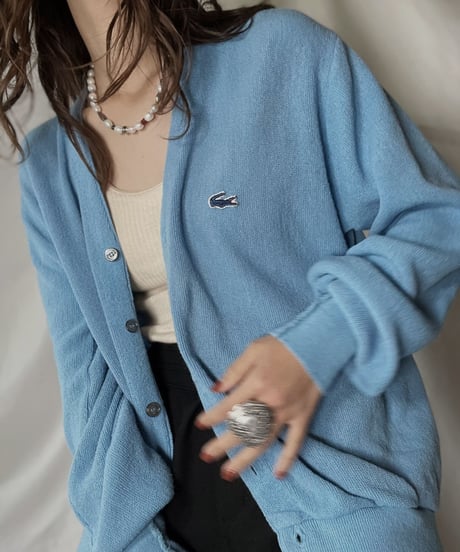 【USED】   LACOSTE Knit Cardigan⑩/211126-018