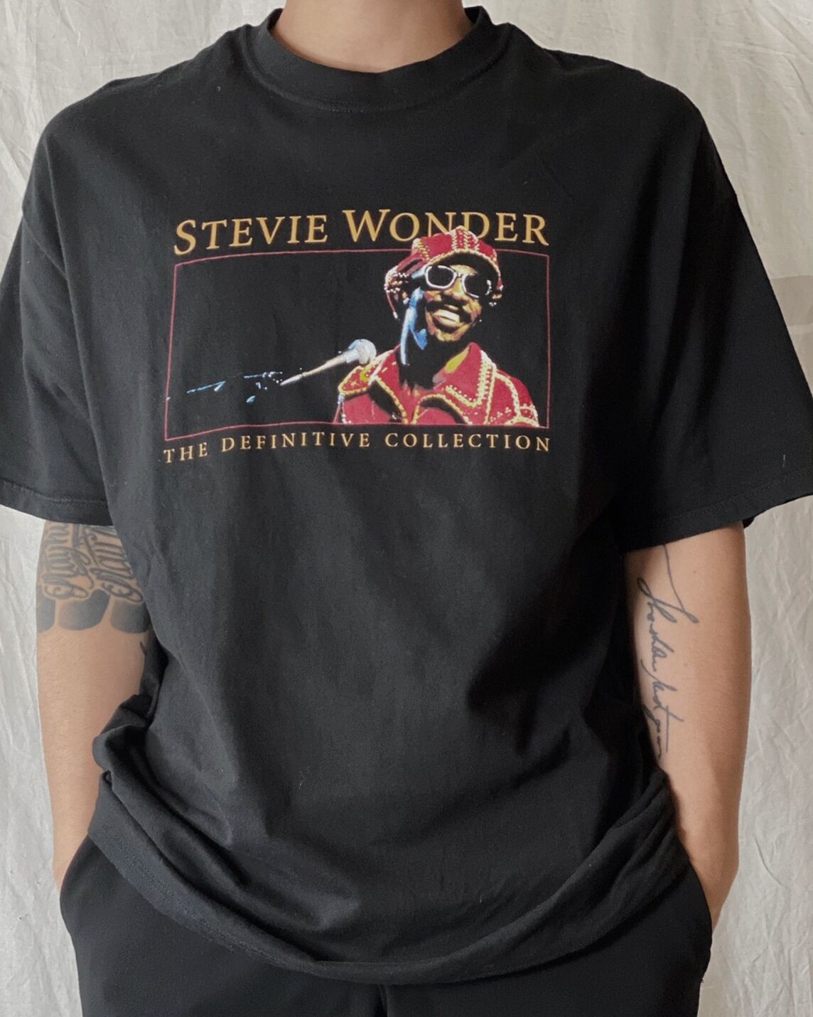 USED】 S/S T-shirt STEVIE WONDER/210526-025 | T