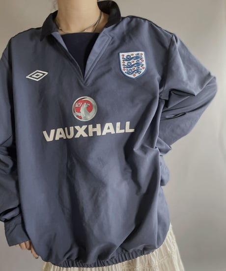 【USED】 Umbro Soccer England Long Sleeved T-shirt / 221224-024