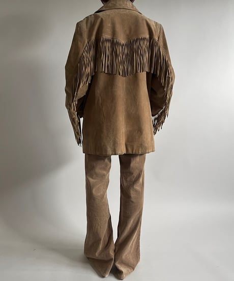 【USED】  Suede Fringe Jacket /250301-013
