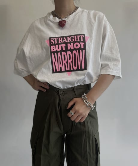 【USED】 T Shirt "Straight But Not Narrow" / 220806-015