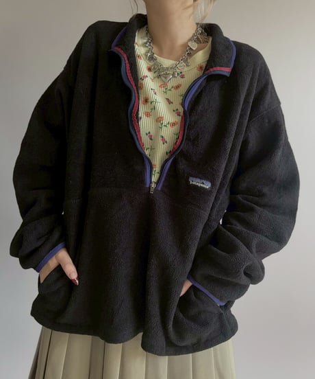 【USED】 Made in USA 99's Patagonia Synchilla Fleece Half Zip Pullover / 260214-008