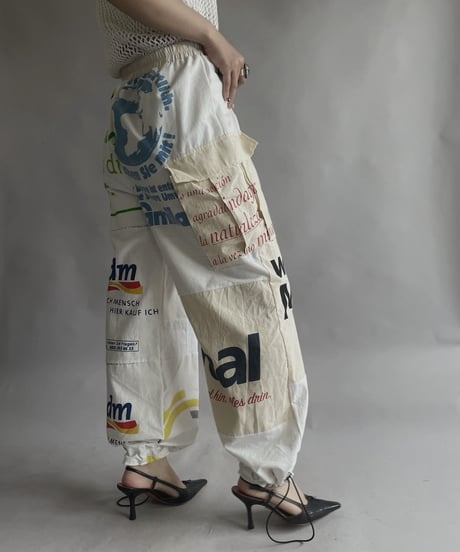 【RE;CIRCLE】RE Eco-Friendly Bag Rraw Cord Pants / 230427-018