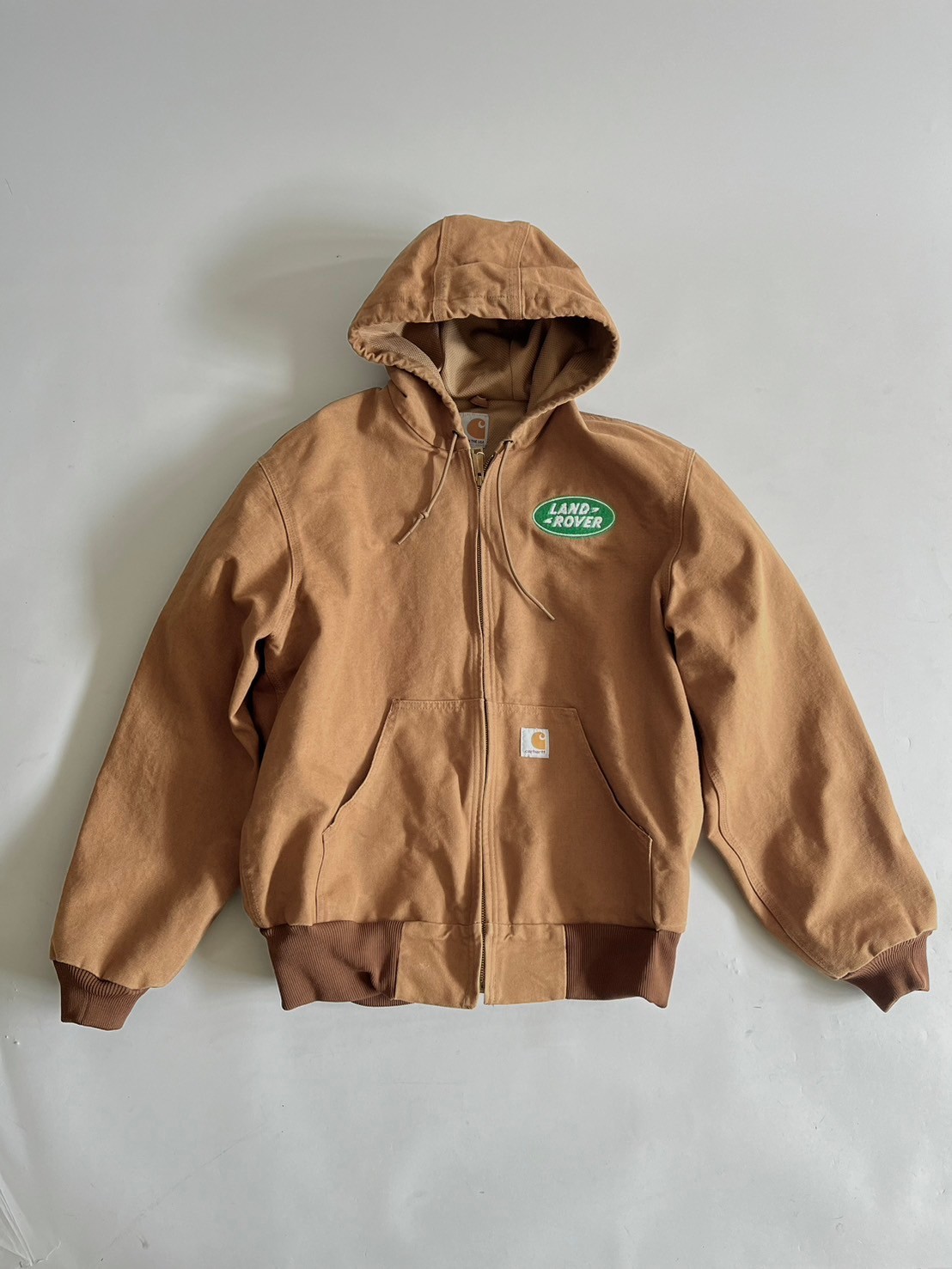 Carhartt USA製 Active Jacket 3342 USED】 Made in USA Carhartt Active Jacket LAND
