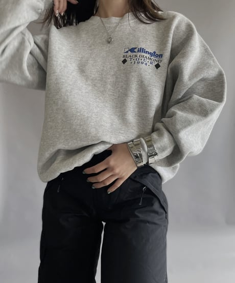 【USED】 Hanes Black Diamond Long Sleeved Sweat Shirt / 230311-021