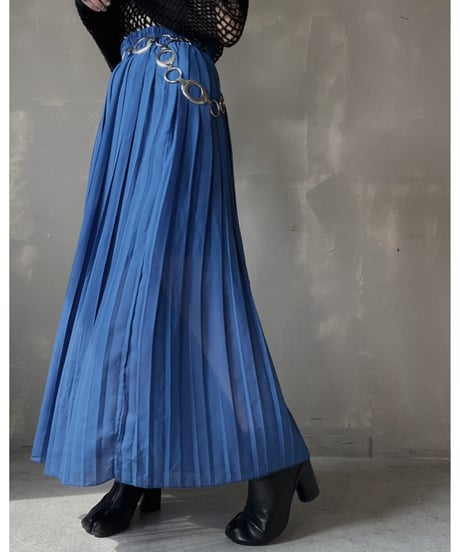 【USED】Poly Long Skirt/ 220319-015