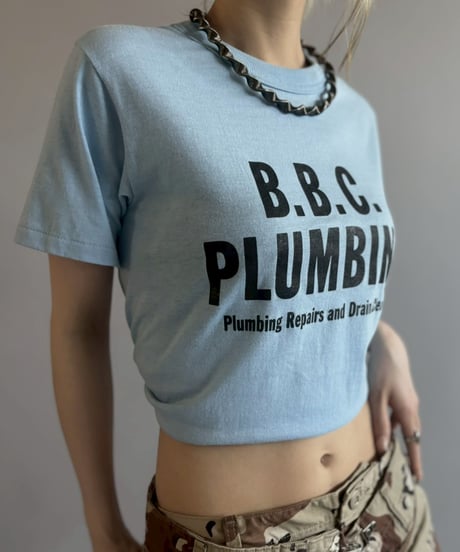 【USED】 Made in USA B.B.C.PLUMBING T-Shirt / 260523-004