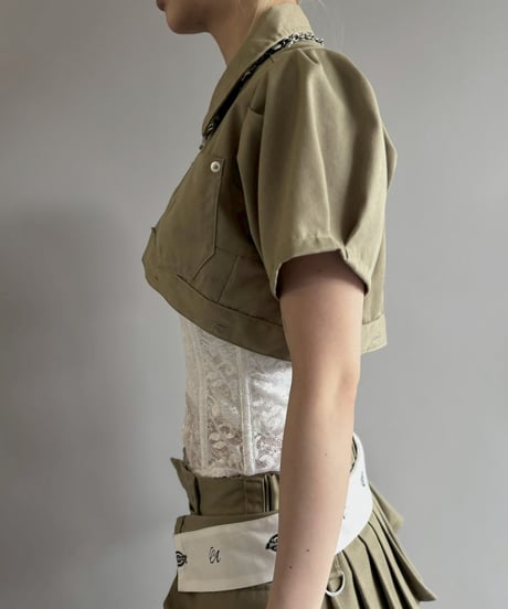 【Chinatsu Aoyama】 RE Makers Shirt Khaki / 260702-004