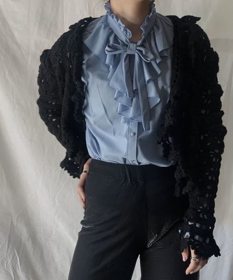 【USED】Crochet Knit Cardigan③/210217-041