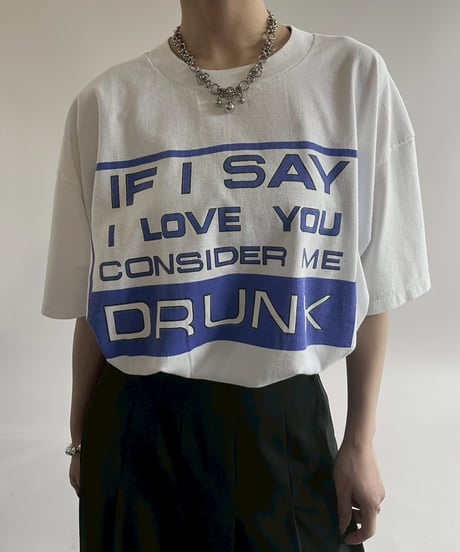 【USED】  90's ONEITA Message T-Shirt/250510-026