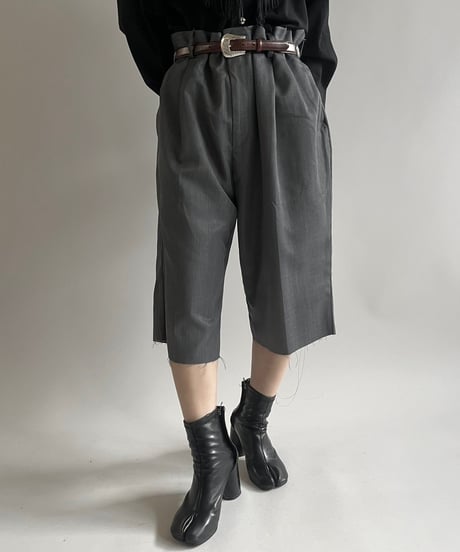 【USED】 Cut Off Short Slacks Pants  /250301-009