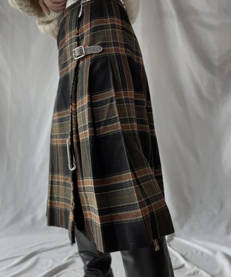 【USED】 Kilt Skirt/220102-025