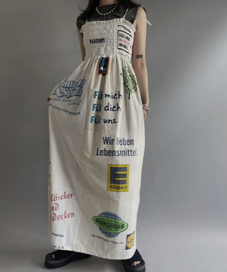 【RE;CIRCLE】RE Eco-Friendly Bag Shirring One-piece / 230622-003