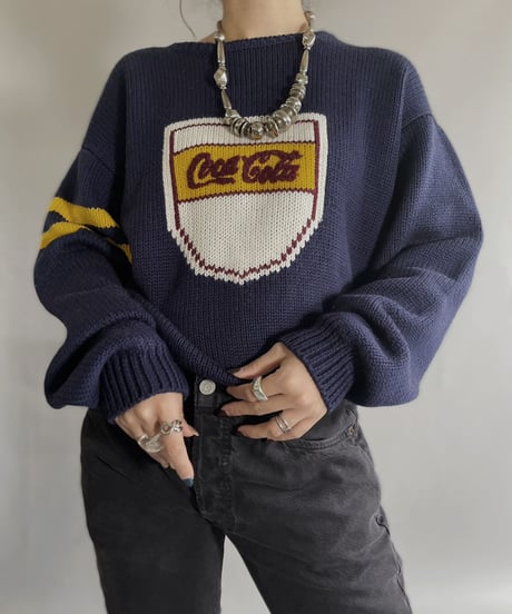 【USED】   Coca-Cola Knit Sweater / 221203-004