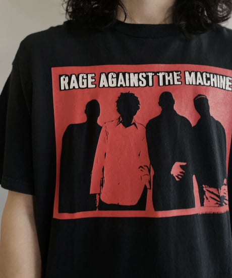 【USED】  MADE IN USA Band T-shirt RAGE AGAINST THE MACHINE /230703-008