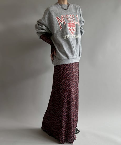 【USED】 MADE in USA flower pattern sheer One-Piece  /250920-015