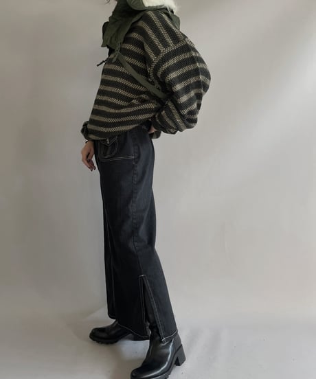【USED】 Acrylic 100% Knit Top 231209-004