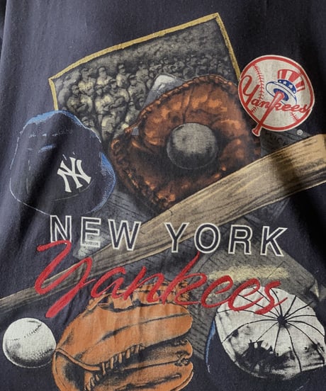 【USED】S/S T-shirt NEW YORK YANKEES ① /210602-014