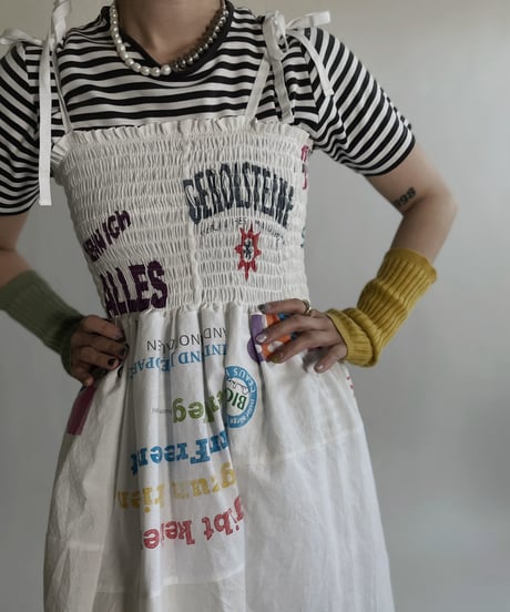 【RE;CIRCLE】RE Eco-Friendly Bag Camisole One-piece / 220512-024