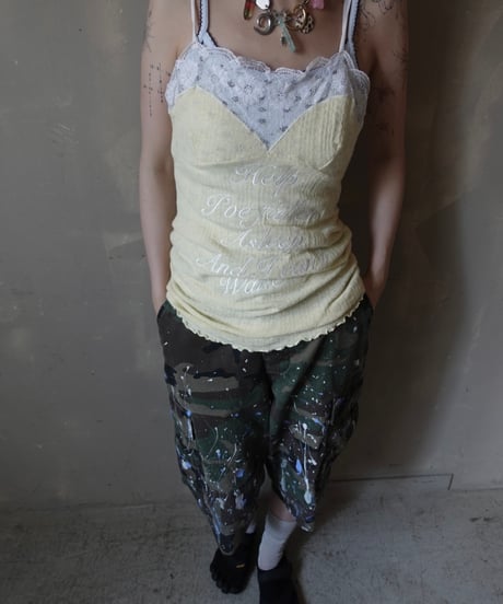 【RE;CIRCLE】 Re Embroidered Camisole Top  /  250724-003