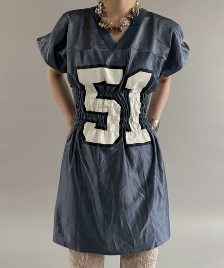 【RE;CIRCLE】 Shirring Football Shirt  /  250904-009