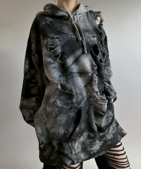 【USED】 Damage Hoodie / 251227-012