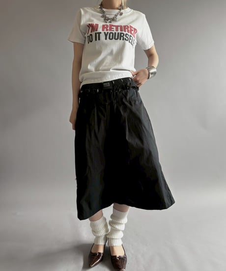 【USED】 RESIZED GILDAN I'M RETIRED DO IT YOURSELF T-Shirt / 260627-014