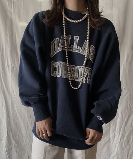 【USED】 80's USA Champion Reverse WeaveDALLAS COWBOYS/210324-015