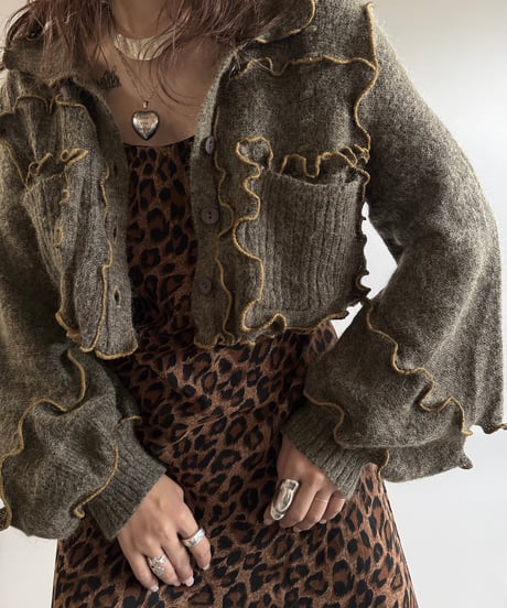【RE;CIRCLE】 RE Mellow Knit Cardigan Top  /  241226-002