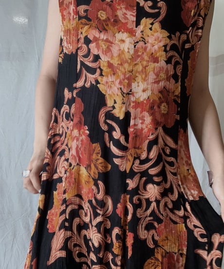 【USED】 Flower Patterned N/S One-piece/210714-036