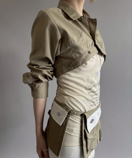【Chinatsu Aoyama】 RE Makers Shirt Khaki / 260702-028