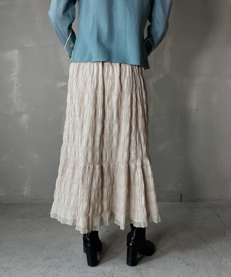 【USED】  Cotton Long Skirt/220220-015