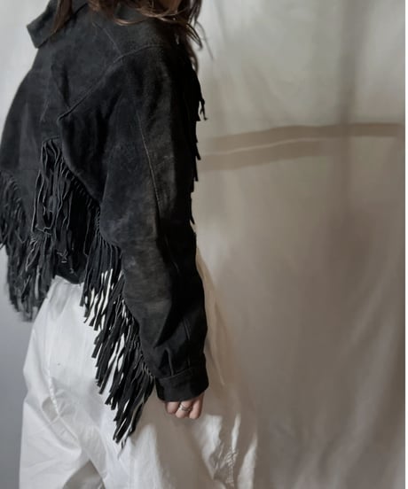 【USED】  Suede Jacket②/211110-031