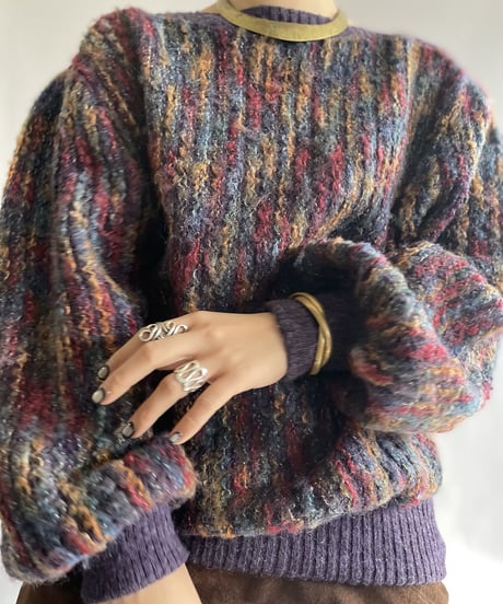 【USED】 Hewlett Knitting Mills Knit Sweater  / 221217-017