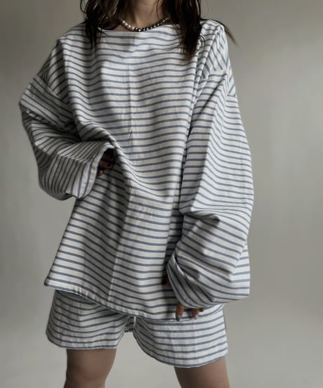【RE;CIRCLE】 RE Netherlands Sheets Border Top / 220423-006