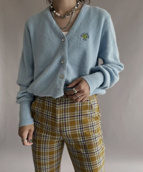 【USED】  Lady Pickering Acrylic Knit Cardigan / 221008-015