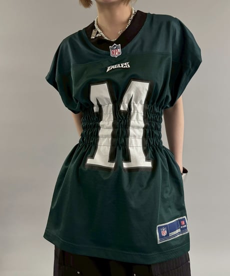 【RE;CIRCLE】 Shirring Football Shirt  /  250904-004