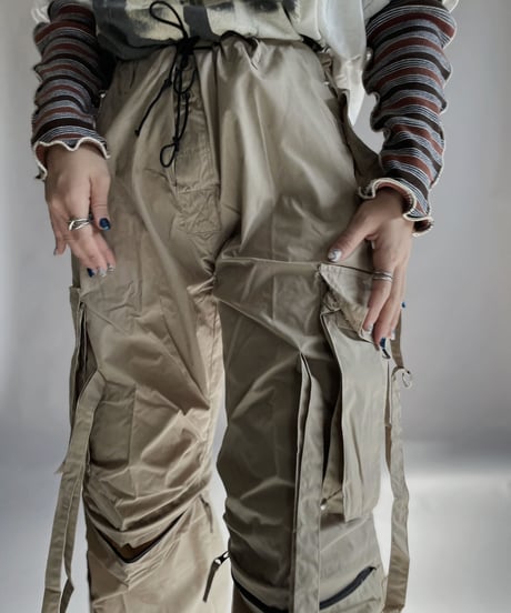 【USED】 Techno Pants (Beige) / 230119-001