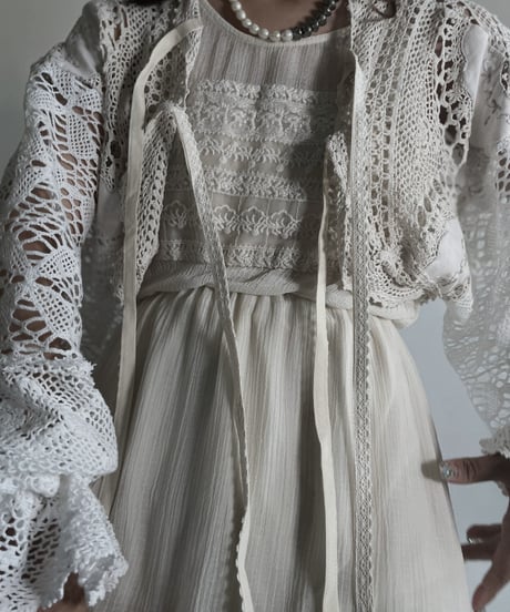 【RE;CIRCLE】 RE Crochet Bolero / 220623-023