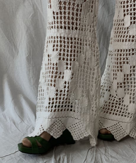 【RE;CIRCLE】 RE Crochet Pants③/ 210630-013