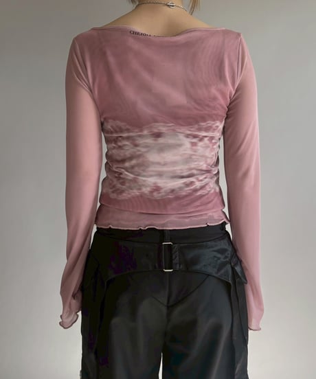 【USED】 Sheer Design Top / 260131-015